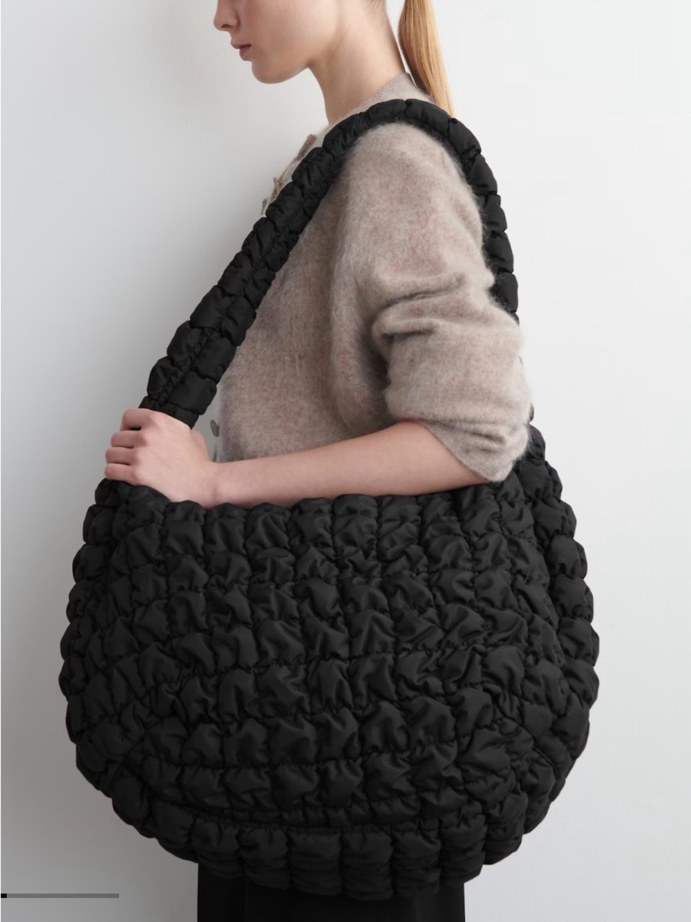COS Oversized Quilted‎ Crossbody Bag